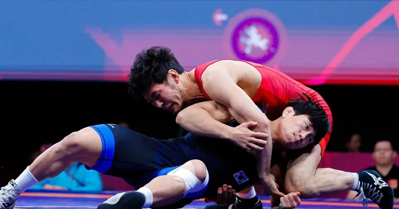 Алматбек Аманбек грек рим күресінен Азия чемпионатының финалына шықты