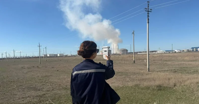 ​Атырауда полигондағы өрттен кейін ауаның ластанғаны анықталды