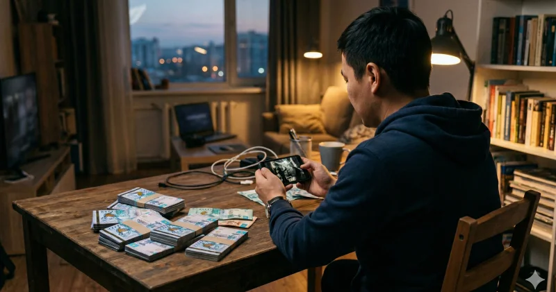 Бейнероликтер көргені үшін ақша Алматыда ерекше пирамида әшкереленді