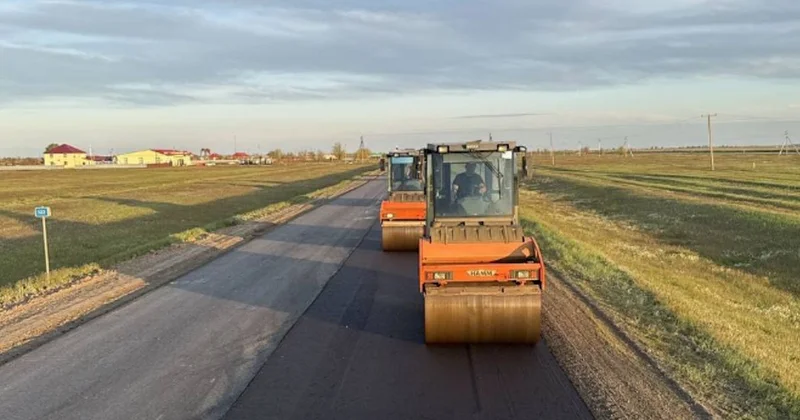 ​Атырау Орал автожолының учаскесінде орташа жөндеу жұмыстары жалғасып жатыр