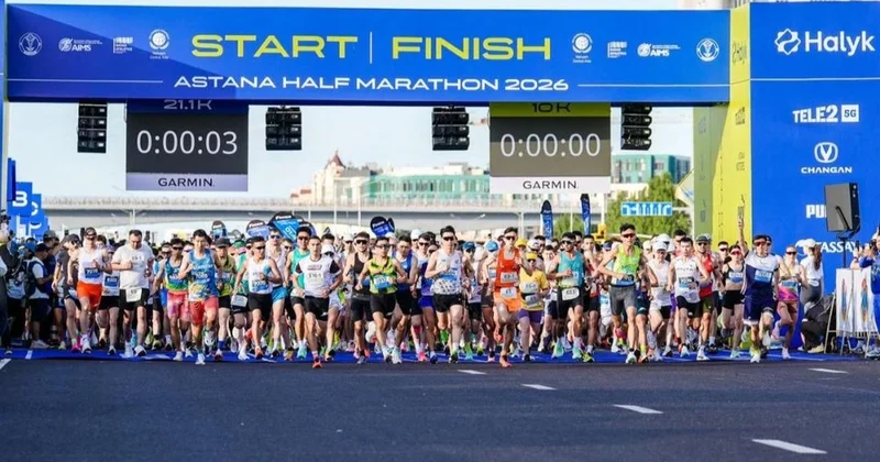 Astana Half Marathon 2026 собрал 7000 участников из 30 стран мира