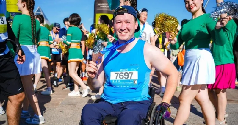 Около 40 параатлетов вышли на старт Astana Half Marathon в Астане