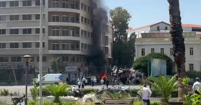 В Дамаске произошли взрывы рядом с отелем, где остановился Макрон пострадали 18 человек