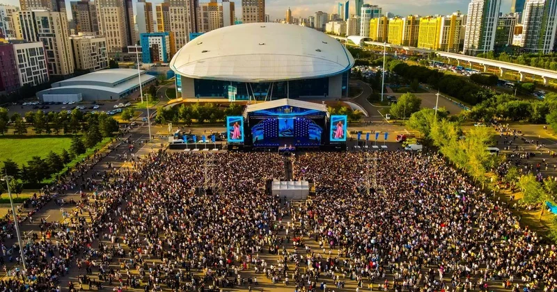 Более 100 тысяч зрителей собрали масштабные Open Air концерты в Астане