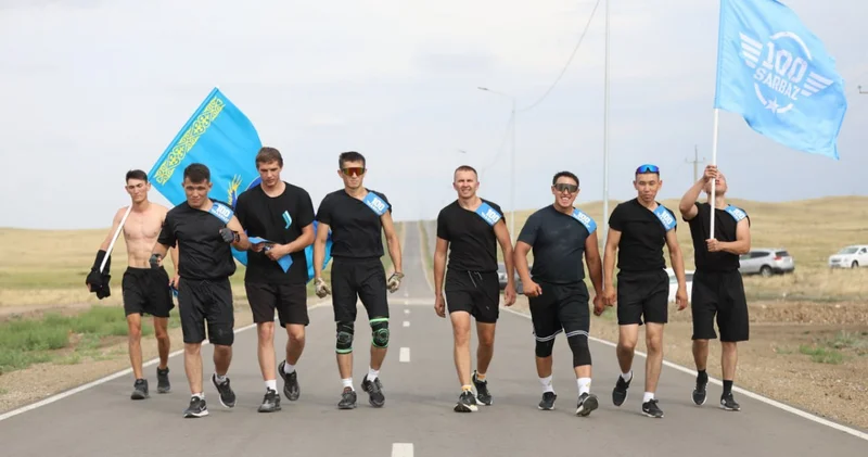 Бурабай курорттық аймағында 100 Sarbaz әскери реалити шоуы өтіп жатыр