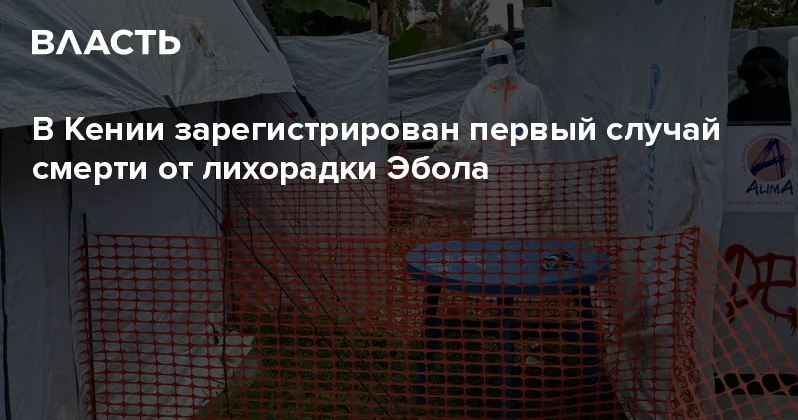 В Кении зарегистрирован первый случай смерти от лихорадки Эбола Аналитический интернет журнал Власть