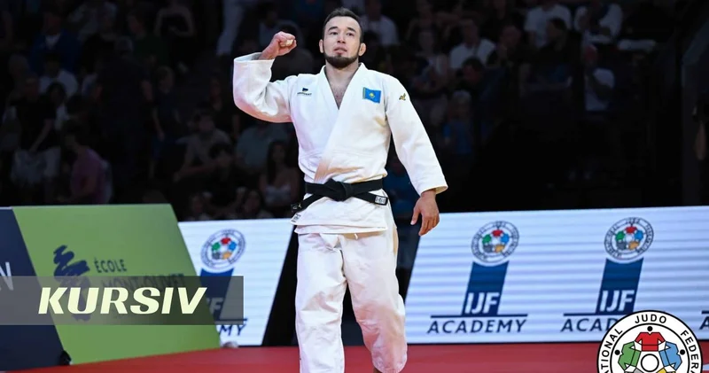 Абылайхан Жубаназар оспорит путевку в полуфинал чемпионата мира по дзюдо в Баку