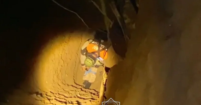 Мужчина упал в 14 метровый колодец и чудом остался жив в Талдыкоргане