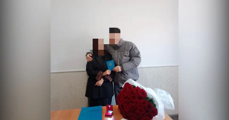 Атырау колониясында сотталған азамат некеге отырды