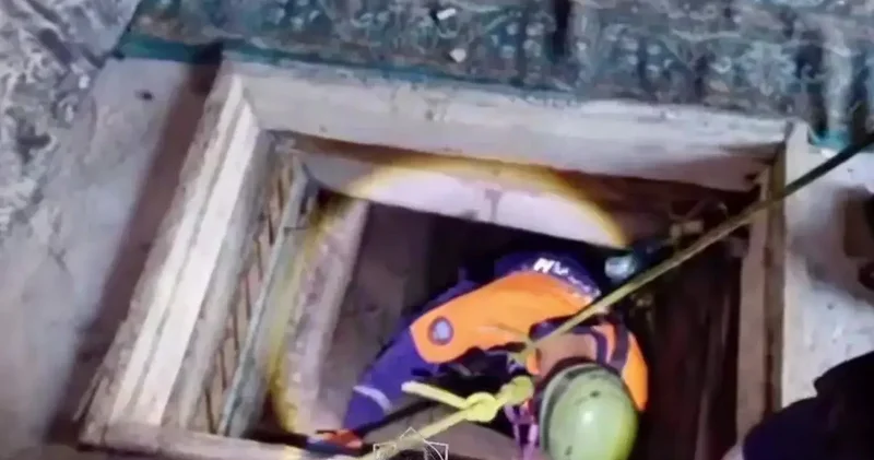 Талдықорғанда су құбырын жөндеп жатқан ер адам тереңдігі 14 метр құдыққа құлап кетті