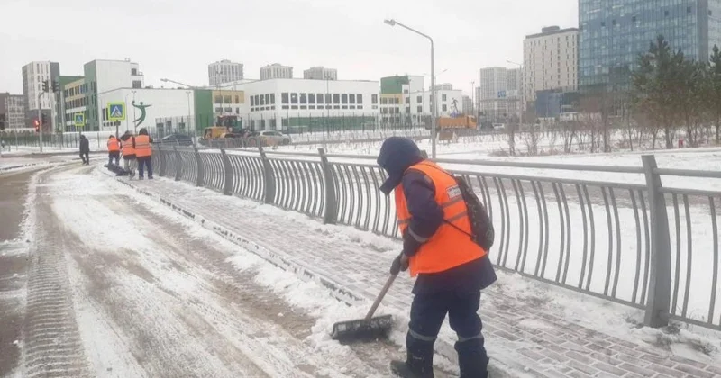 Елорда аумағынан қанша текше метр қар шығарылды?