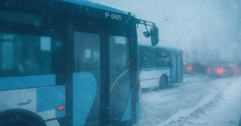 Пригородный маршрут приостановил работу в Астане из за ухудшения погоды