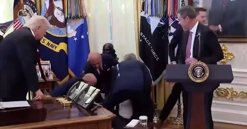 Топ менеджер производителя Ozempic потерял сознание на встрече с Трампом (видео)