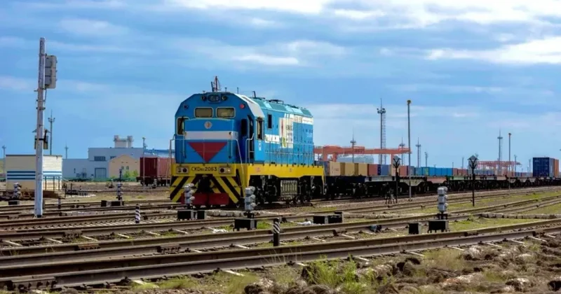 Ақмолада вагондар рельстен шығып кеткен