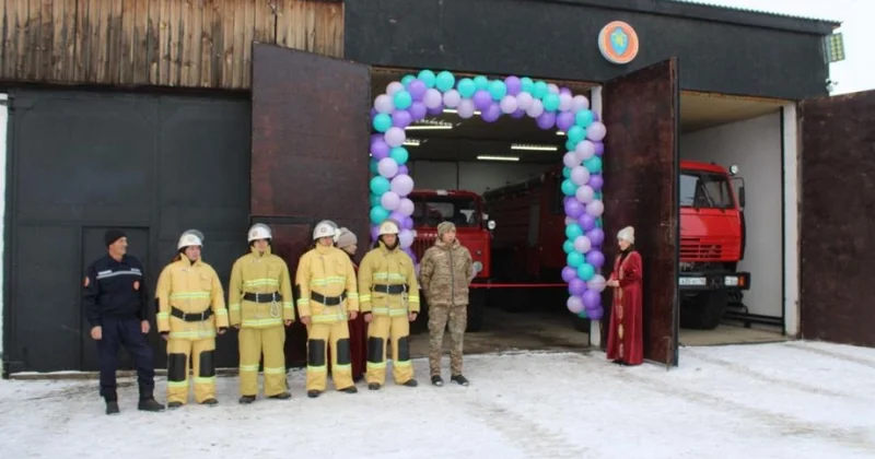 В районах области Абай стало больше пожарных постов уже девятый за год