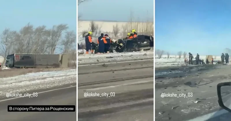 Астана Петропавл тасжолындағы жол апаты төрт адамның өмірін қиды