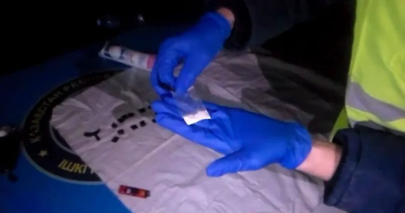 Иностранца задержали после личного досмотра в Алматы (видео)