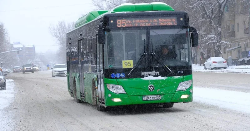 Алматыда Барлық базарының жабылуына байланысты бірнеше автобустың бағыты өзгерді