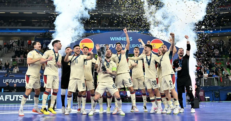 Cборная Испании стала восьмикратным чемпионом Европы по футзалу
