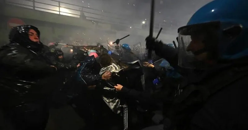 Протесты против Олимпиады в Милане переросли в столкновения с полицией