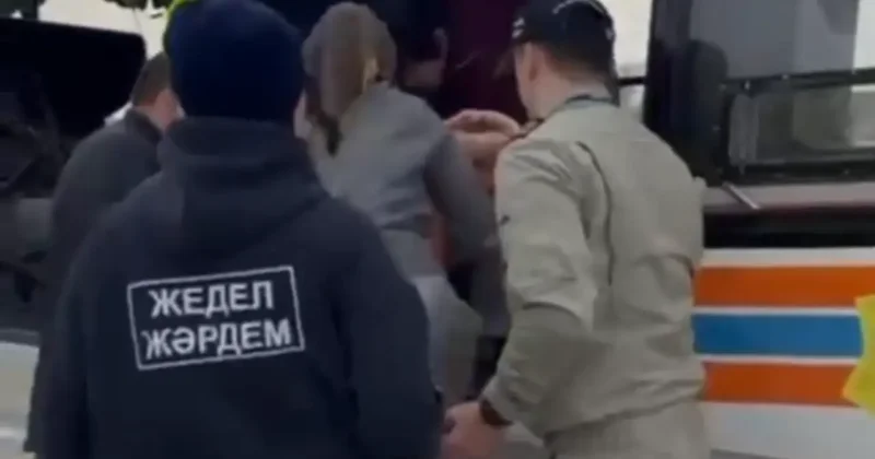 Вертолёт МЧС эвакуировал ребёнка из отдалённого села Жамбылской области