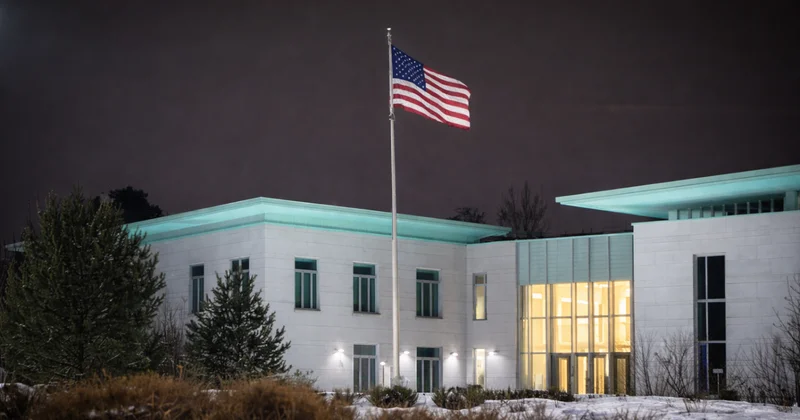 У посольства США в Норвегии произошёл взрыв