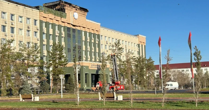 Өрттің себебін анықтау бойынша арнайы комиссия жұмыс істейді облыс әкімі Асхат Шахаров