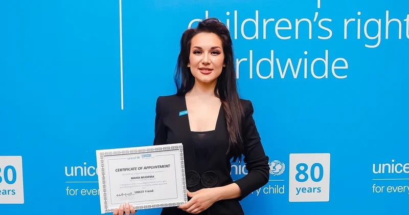 Опера жұлдызы Мария Мудряк ЮНИСЕФ пен бірге балалар құқығын қорғайды