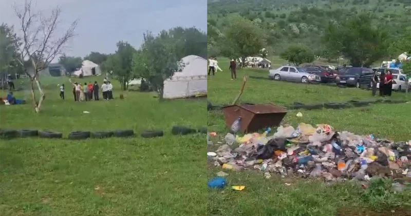 Алматы облысындағы демалыс орнының маңындағы үйілген қоқыс қазақстандықтардың ашуын келтірді