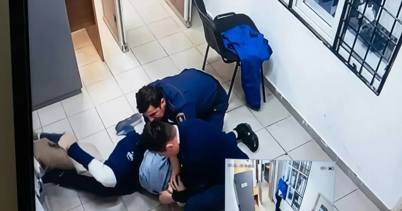 Полиция ер адамға күш көрсеткен: Желіде тараған даулы видеоға қатысты түсініктеме берілді