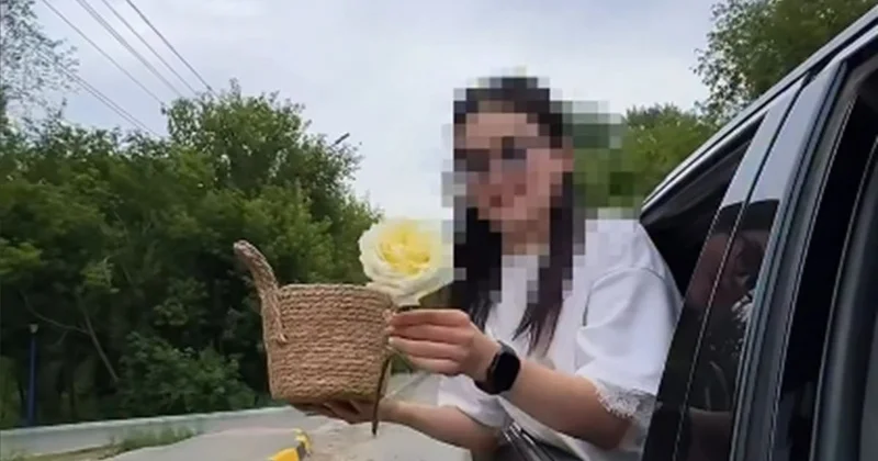 Эффектное видео с букетом цветов обернулось для казахстанки серьезным нарушением (видео)