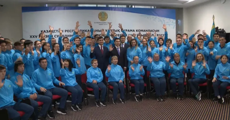 Ұлттық құрама Сурдлимпиада ойындарына аттанды