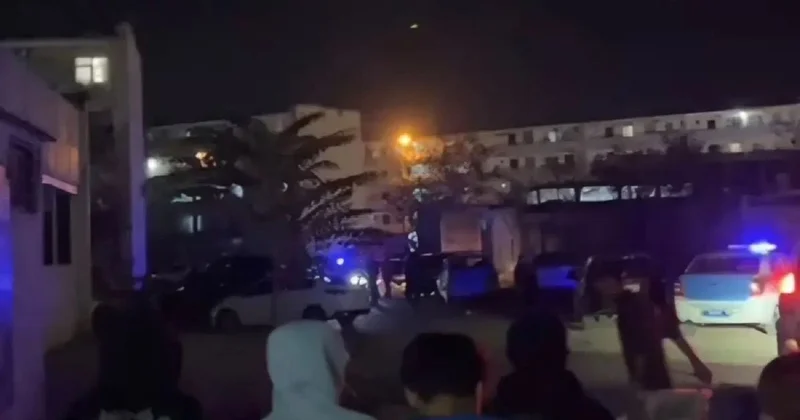 Двор оцепили в Актау из за драки