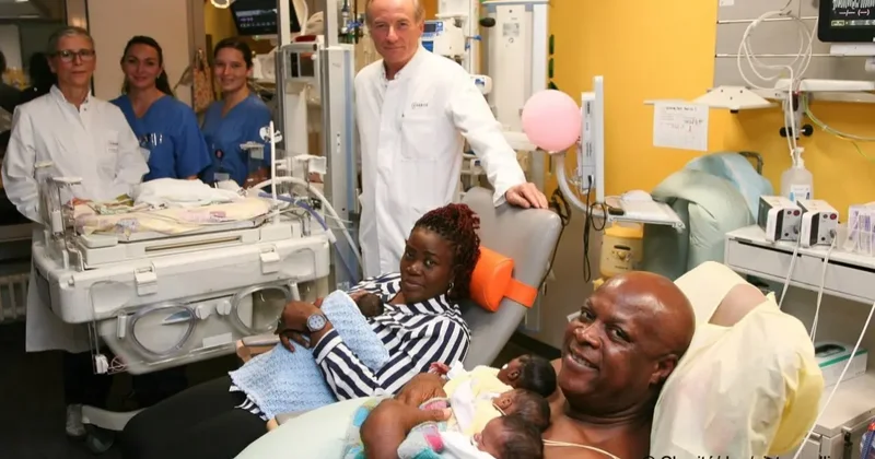 Жительница Берлина родила сразу пятерых детей: роды принимали 25 медиков