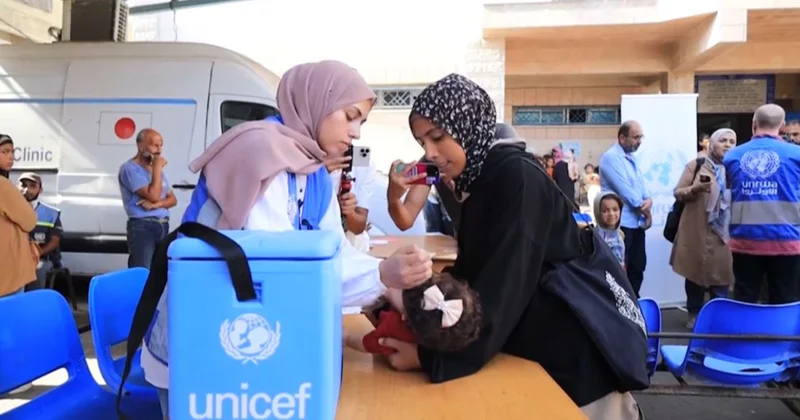 Газада 44 мың баланы вакциналайды