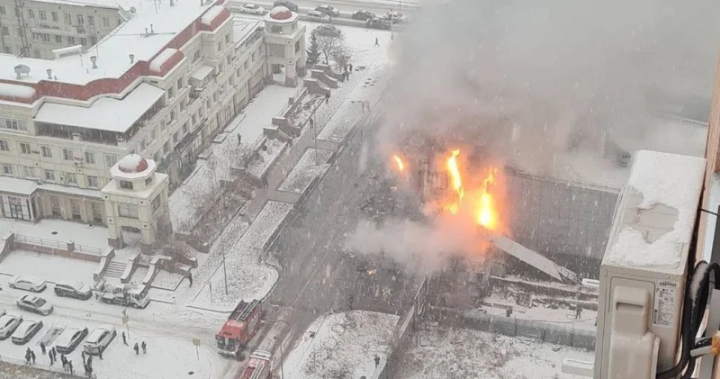 Астанада Cinema City кинотеатрының ғимараты өртенді