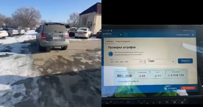 Штрафов на 3,5 млн тенге накатал житель Жетiсу (видео)