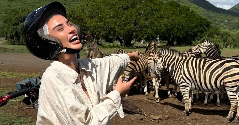 Просто рай для глаз : Мадлен показала фото с отдыха в Африке