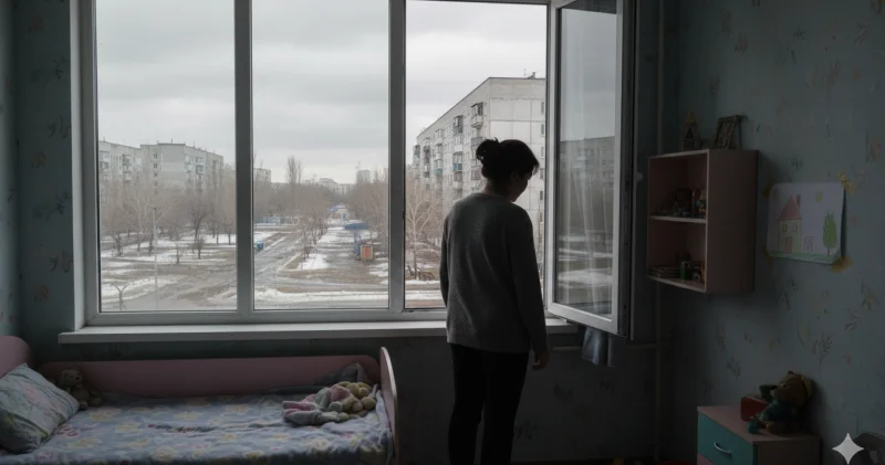 Таразда әйел балаларын терезеден лақтырып жіберді: омбудсмен оқиғаның мән жайын айтты