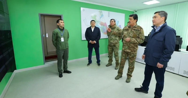 Бектенов Абай облысындағы Семей орманы резерватында өртке қарсы цифрлық жүйені тексерді