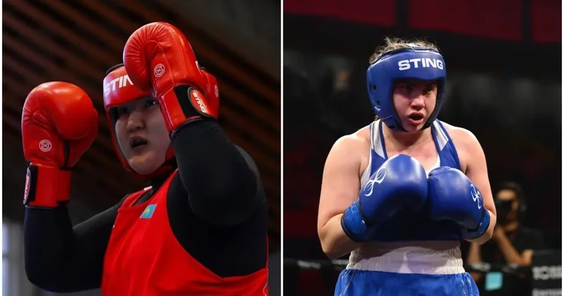 Президент поздравил девушек боксёров Дину Исламбекову и Надежду Рябец