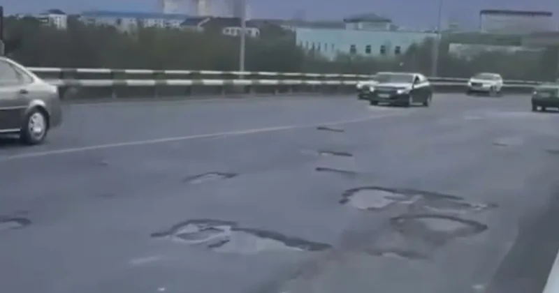 Жилгородок көпіріндегі шұңқырлар уақытша демеуші есебінен жамалады