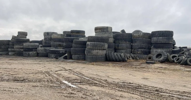 Қостанайда шина қалдықтары қайта өңделіп, кәдеге жаратылады