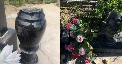 В Актау неизвестные громят городское кладбище