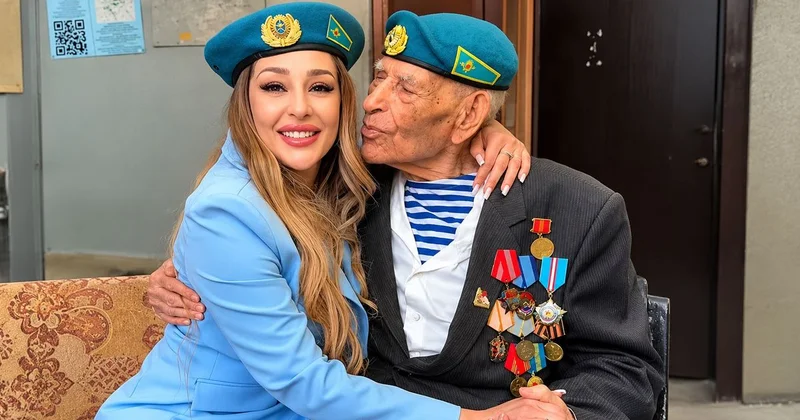 Это гордость нашей республики : 102 летний ветеран восхитился Ангелиной Лукас