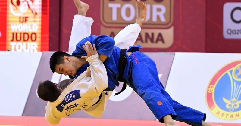 Жалгас Кайролла выиграл золото домашнего турнира по дзюдо