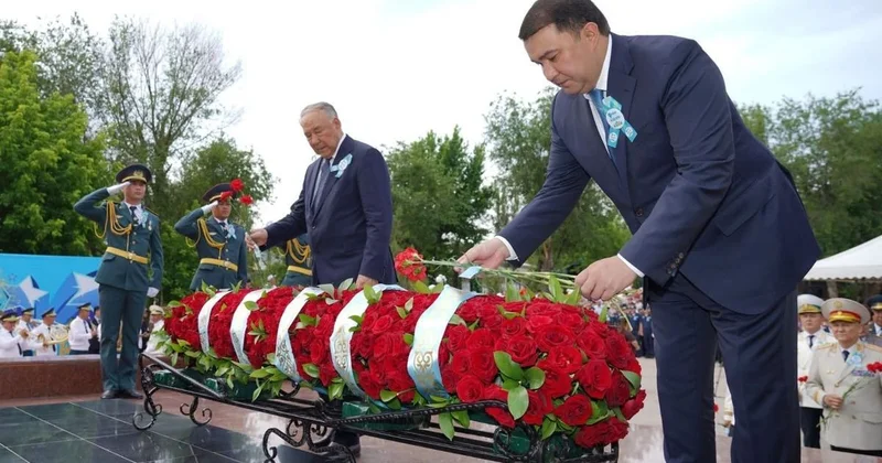 В Туркестане торжественно отметили 81 летие Великой Победы