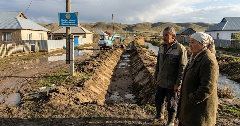 Куда потратили 83 млн? : село под Таразом снова уходит под воду