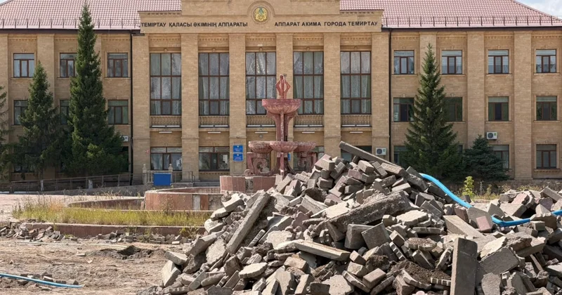 Без фонтана, но за 1,5 млрд: почему реконструкция площади в Темиртау подорожала вдвое