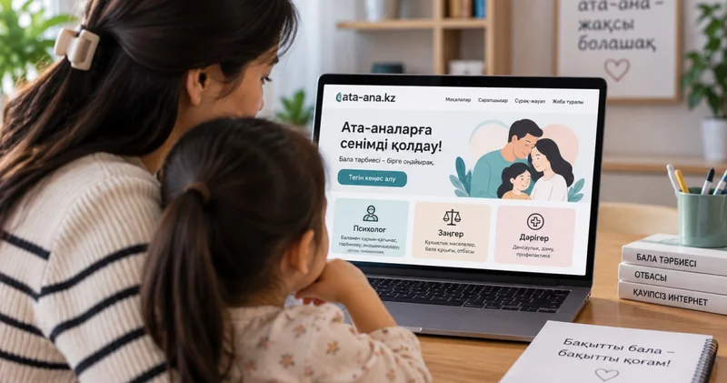 Қазақстандық ата аналар психолог, заңгер және дәрігерден тегін кеңес ала алады